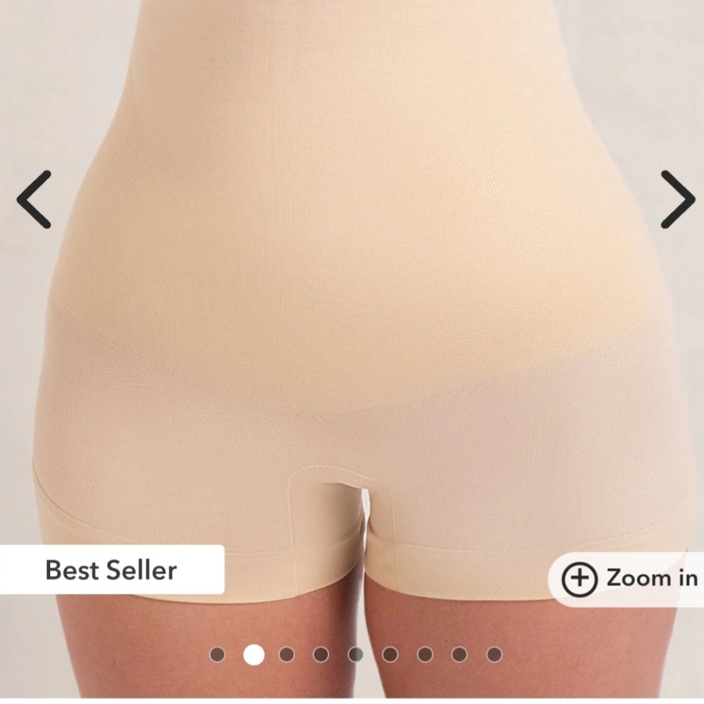 Shapermint empetua Women's plus size beige High wasted shaper boy short 4xl